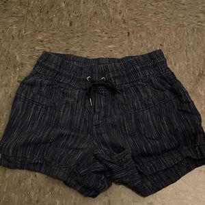 Athleta shorts, deep blue, size 6.